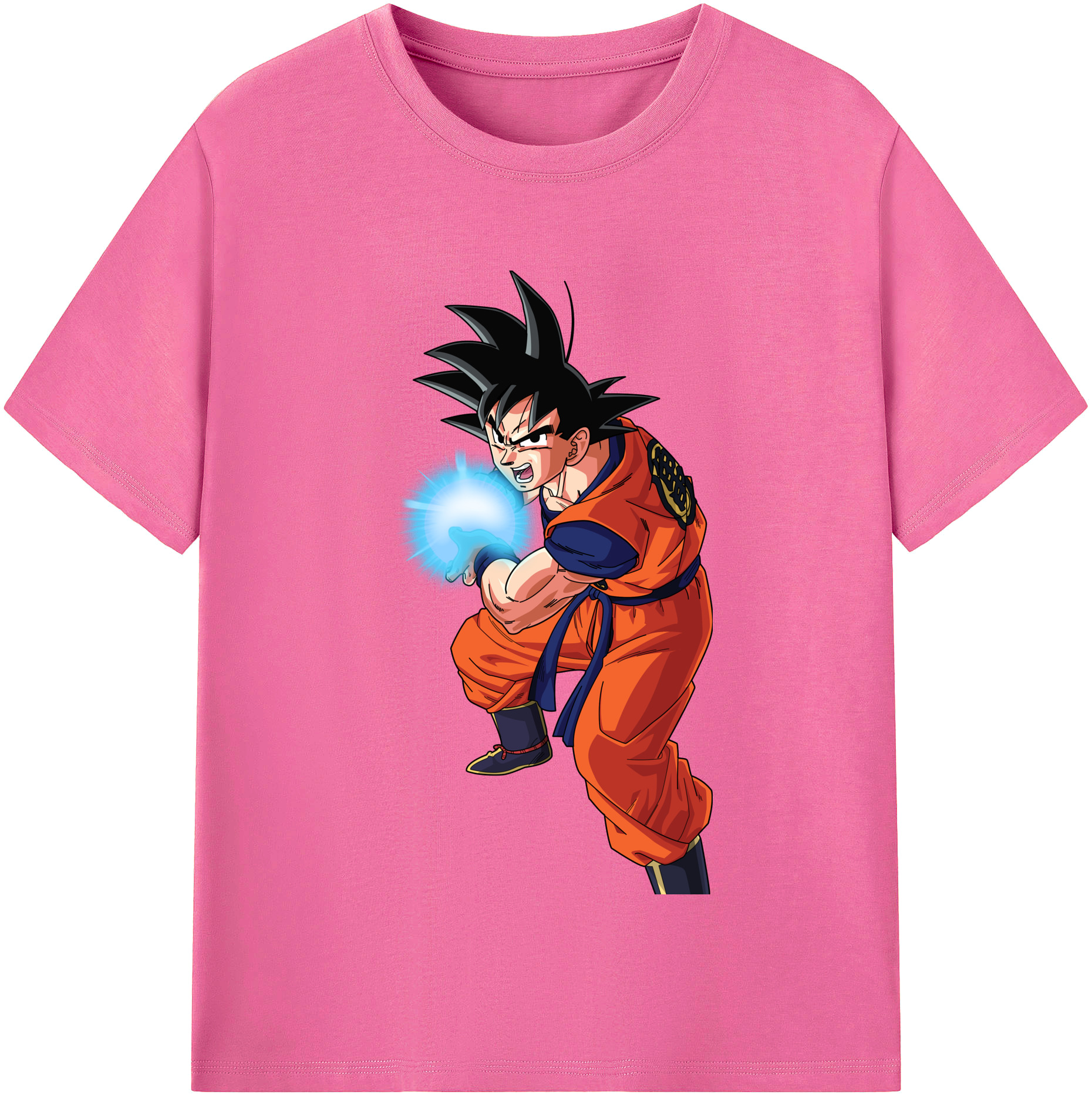 （画像用） ドラゴンボール 孫悟空（そん ごくう）Son Goku カカロット DRAGON BALL Kakarotto レディースカジュアルプリントTシャツ（綿100％）